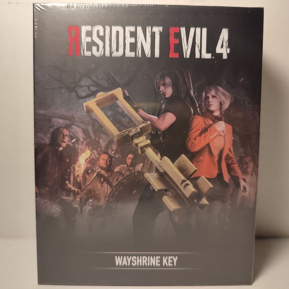 Resident Evil 4 Wayshrine Key Official RE Capcom Metal Figurine